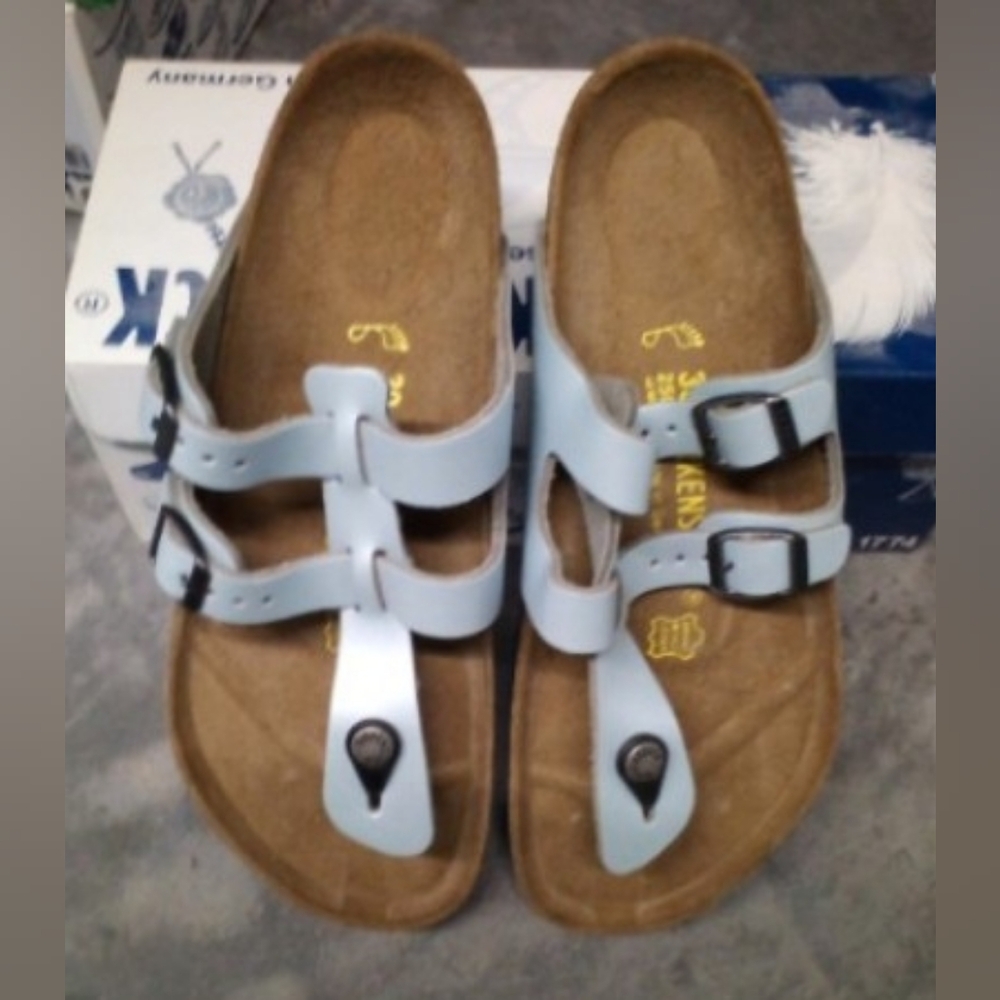 Birkenstock Sparta Gladiator Thong Sandals - Polar Size 8 1/2 (Rare)